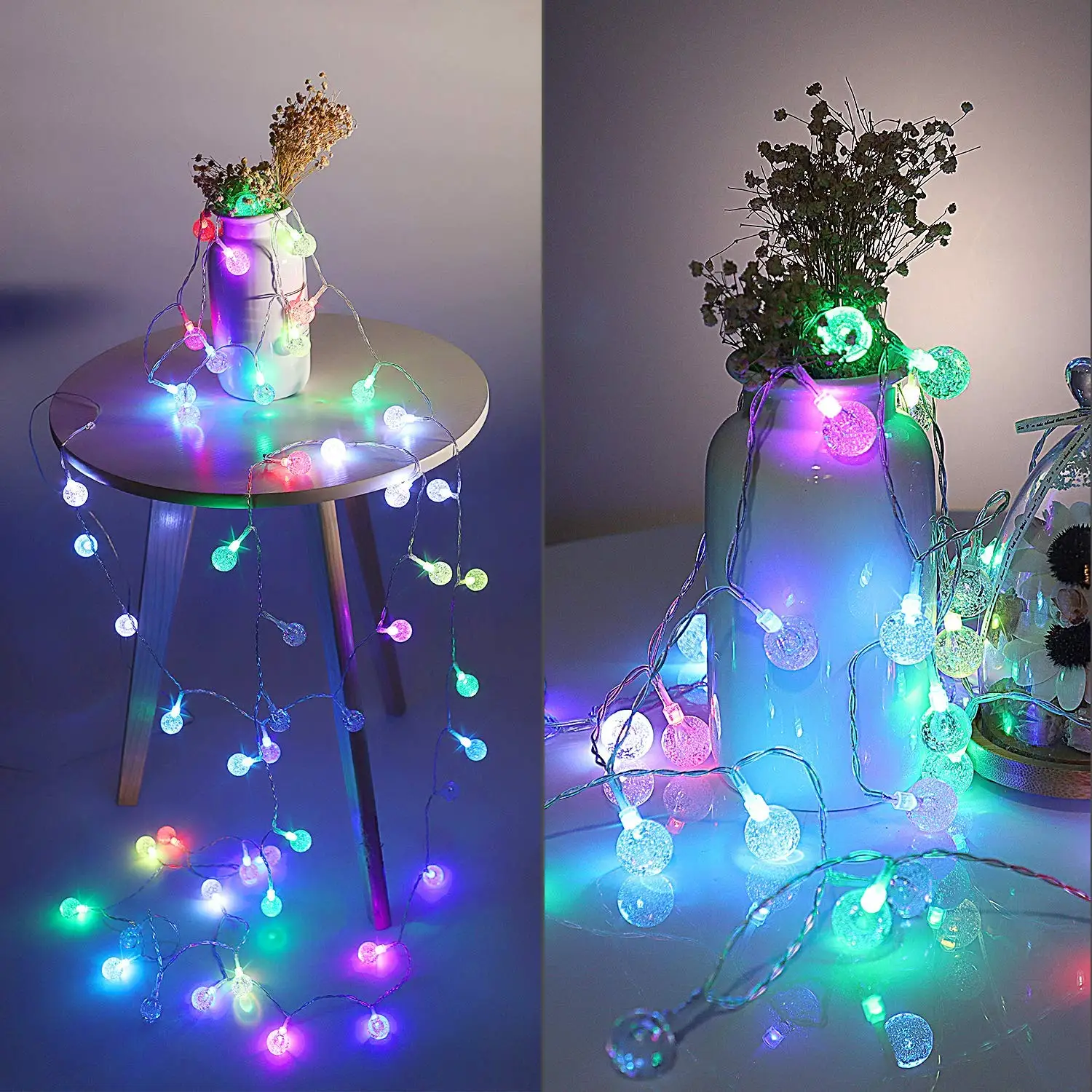 Светодиодная гирлянда с хрустальными шариками 2 5 см м 3 4 10 м|Светодиодная лента| |