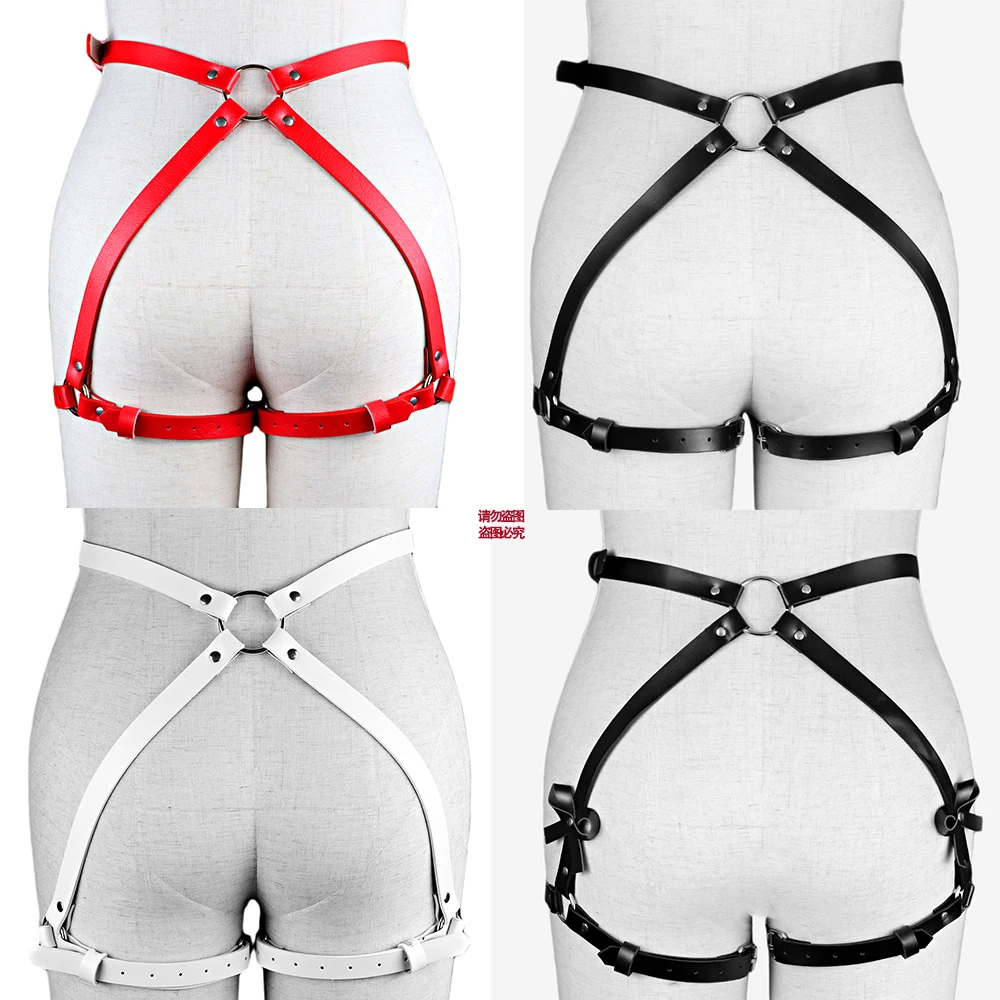 

B.CYQZ Sexy Harness Women Bondage Lingerie Garter Belt Leather Bondage Belt Gothic Body Strap Nightclub Party Stocking Suspender