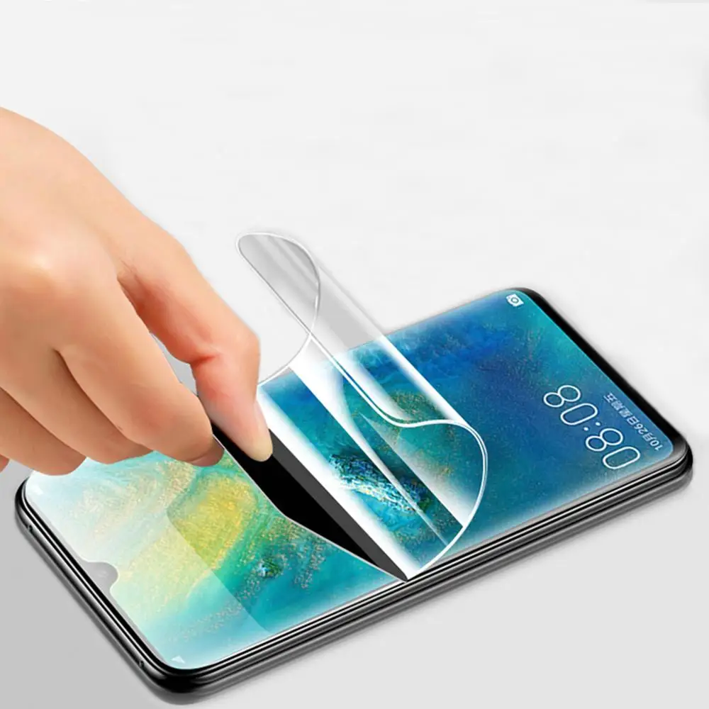 5D полное покрытие мягкая гидрогелевая пленка из тпу для Huawei P Smart Z Y5 Y6 Y7 Y9 Prime 2019