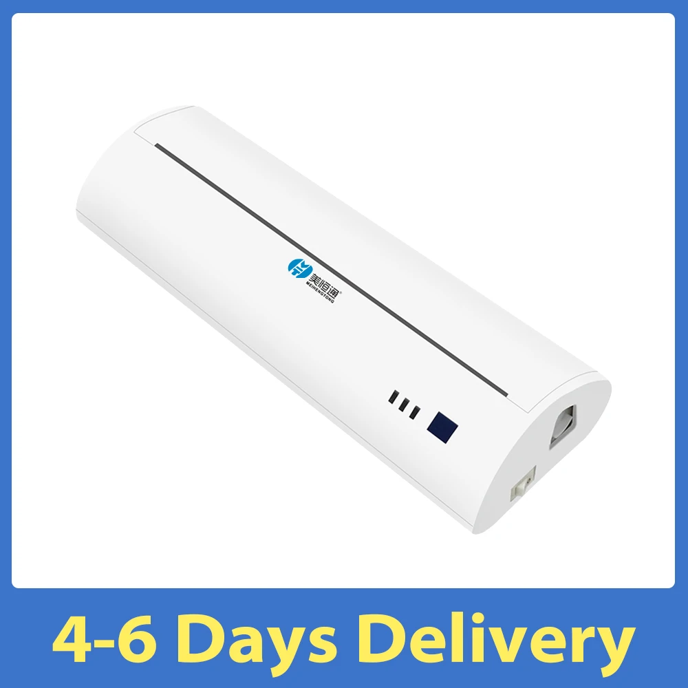 Портативный А4 термопринтер тестовая бумага документ фото принтер BT встроенный