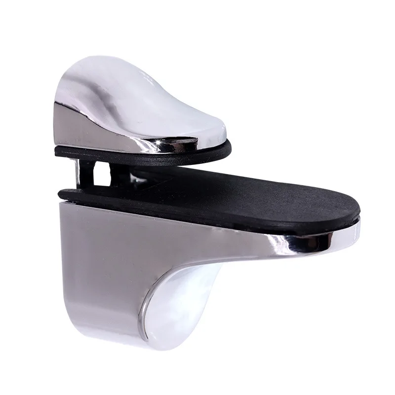 Zinc Alloy Brushed Clamps for 3-32mm Glass Showcase Clamp Clip Shelf Support Fixed Holder | Обустройство дома