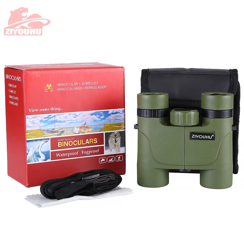 ZIYOUHU модный портативный HD бинокль большой окуляр заполненный азотом Крыша Призма
