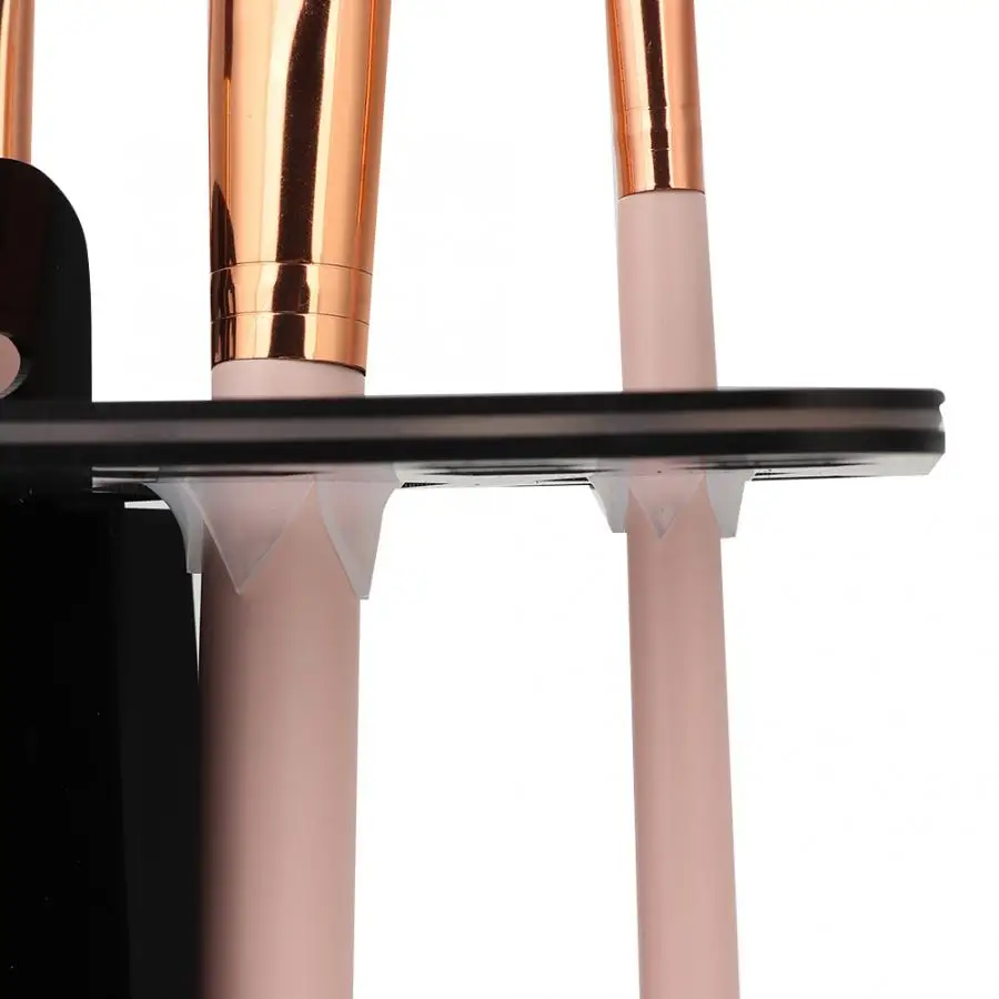 Черная Кисть для макияжа с 26 отверстиями держатель высыхания воздуха