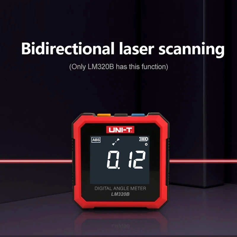 UNI-T LM320A LM320B Electronic Angle Meter Digital Protractor Magnetic Inclinometer Tester Bevel Box Backlight | Инструменты