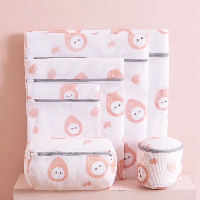 

Laundry bag washing machine special anti-deformation roller washing clothes cleaning mesh household underwear bra care washing