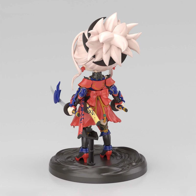 Оригинальная фигурка Tronzo BANDAI Petitrits Fate Grand Order FGO Saber Miyamoto Musashi симпатичная сборная