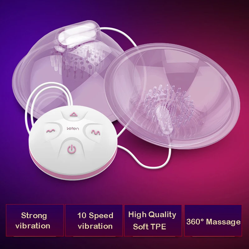 Мощный вибратор для сосков массаж груди язык Лижи стимуляторы присоски чашки