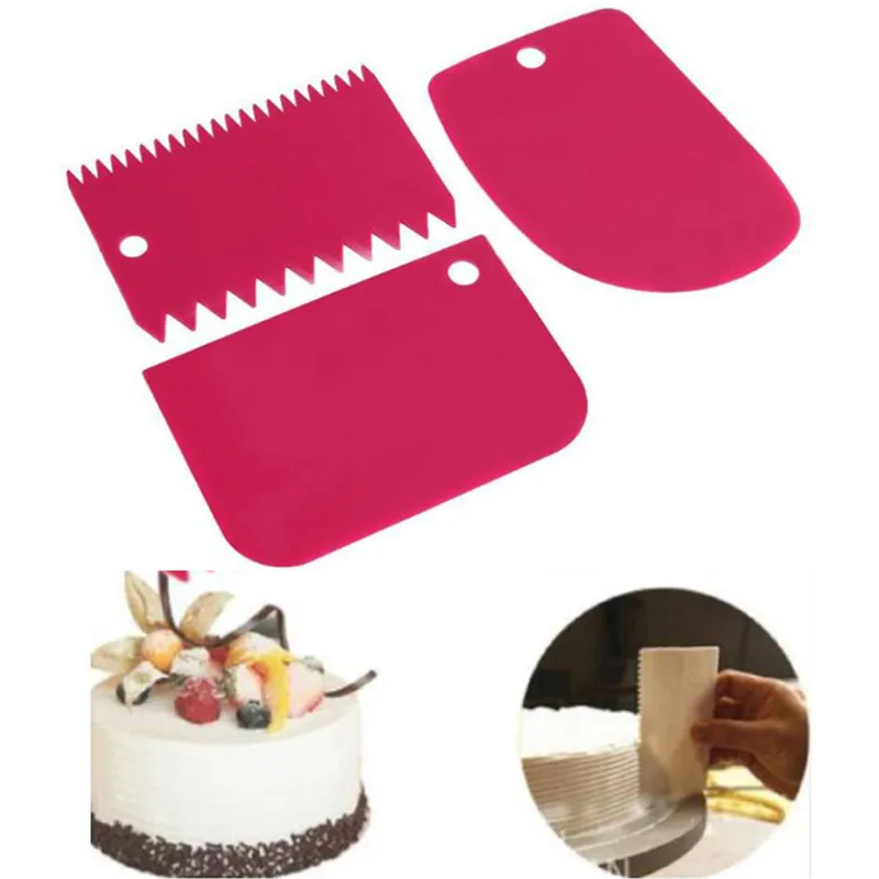 3 шт./лот миксер для теста нож разрезания торта слайсер шпатели крем скребок