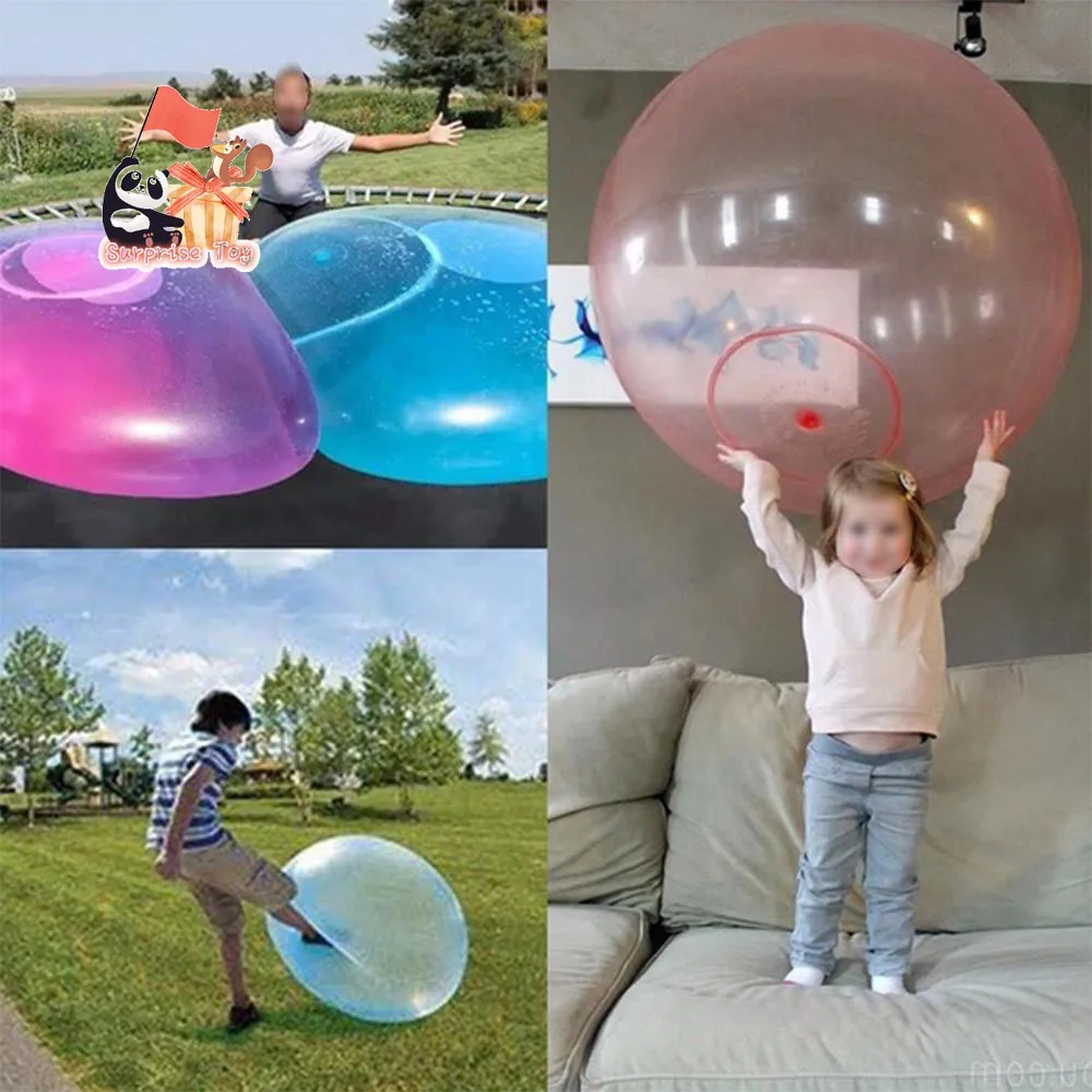 

2020 Magic Ball Bubble Giant Amazing Bubble Ball Blow Up Balloons Toy Fun Party Summer Game Bubble Ball Stress Ball Outdoor