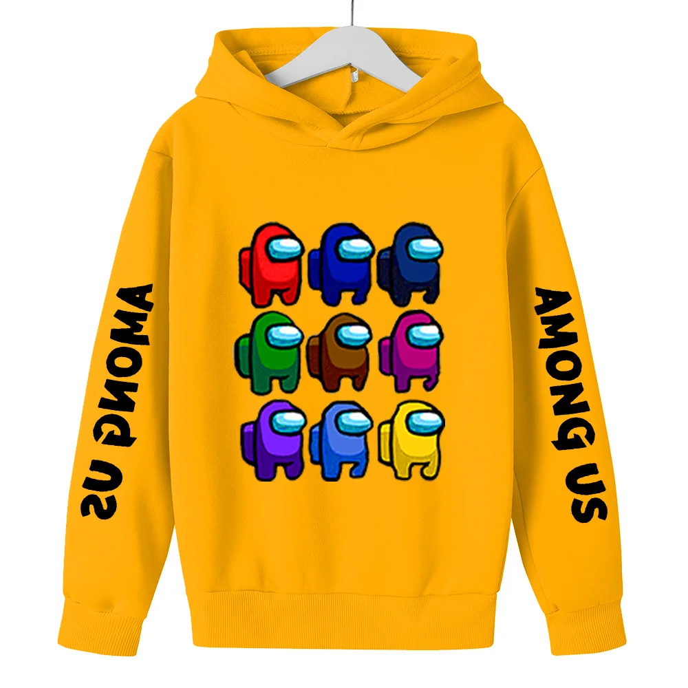 

Fun Cartoon Game Long Sleeve Boys Casual Hoodie Printed Cotton Children's Cotton Coat Animal Girl Sweatshirt Autumn Spring 2021