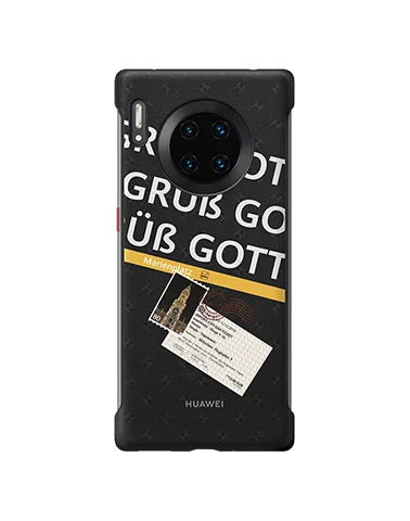 Munich Тема для путешествий от huawei mate 30 Pro 5G чехол оригинальная официальная коробка mate 30 Pro силиконовый кожаный чехол LIO-N29/TAS-L09 - Цвет: Munich