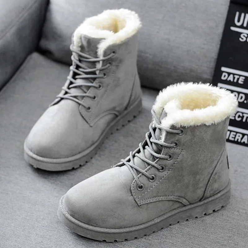 

2021 women's boots winter snow boots platform shoes short tube warm anti-skid flat bottom women's shoes trendy shoes hot sale