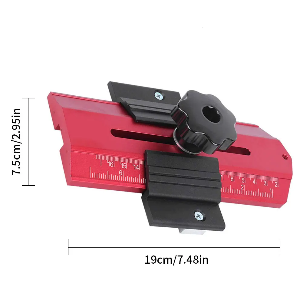 

Thin Rips Jig Woodworking Table Saw Router Jig Accuracy Woodworking Aluminum Alloy Module Slicing Positioner Locator Table Band