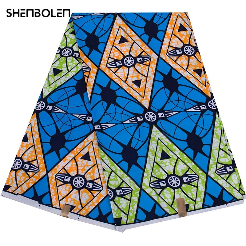 

Африканский полиэстер Анкара настоящий воск 6 ярдов цветочный принт Африканское свадебное платье ткань Сделай Сам домашний текстиль