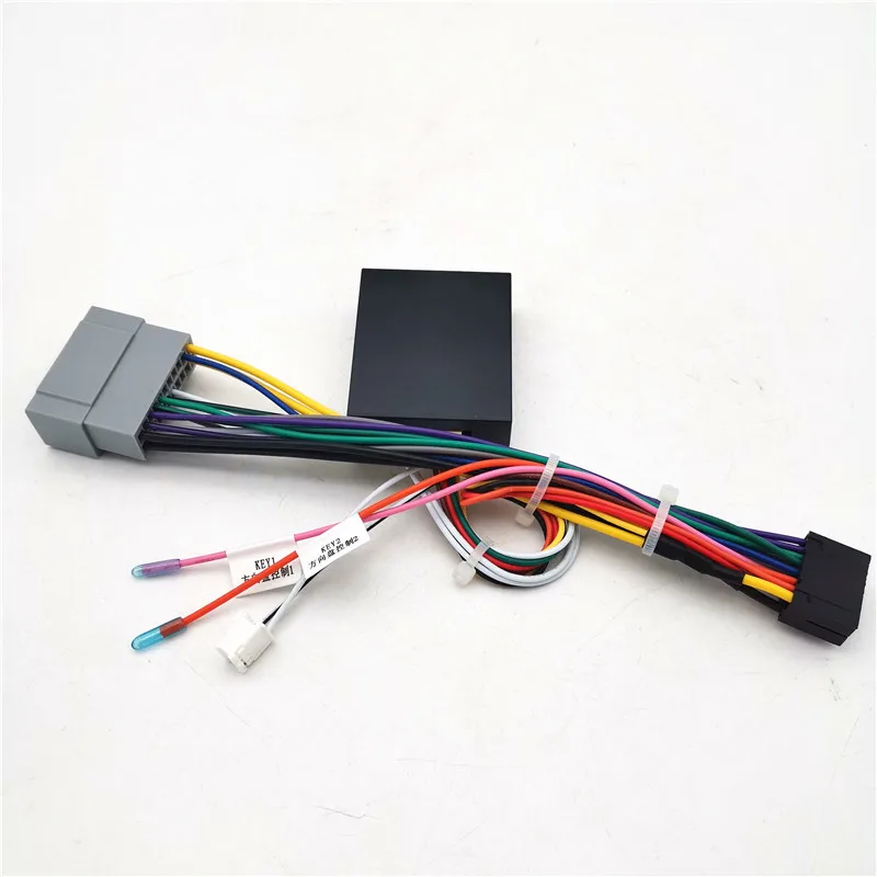 $156.17 Car Audio 16PIN Android Power Cable Adapter With Canbus Box For Jeep Compass 07~09 For Jeep Grand Cherokee Wk 2005-2010