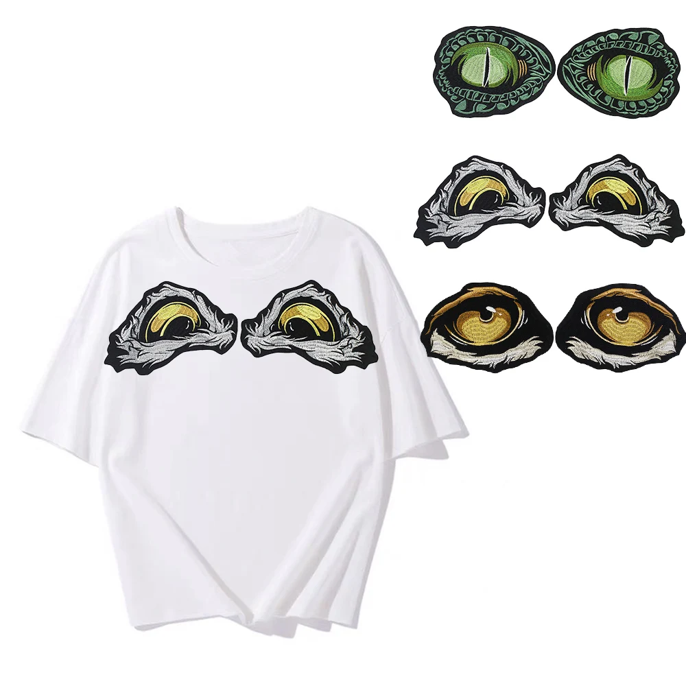 Рисунок совы орла глаза змеи вышивка патчи Железный значок аппликация для