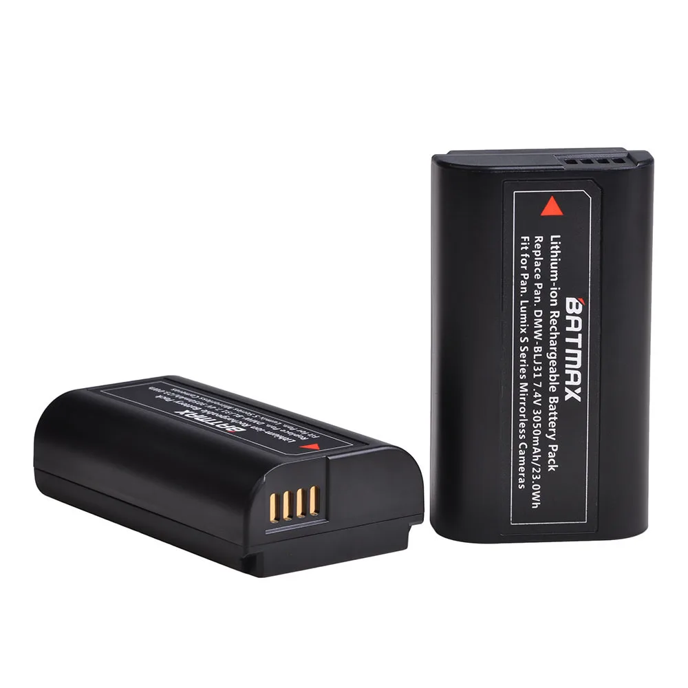 2 шт. DMW-BLJ31 DMW BLJ31 батарея+ lcd USB двойное зарядное устройство для Panasonic LUMIX S1, S1R, S1H, LUMIX S серии беззеркальных камер