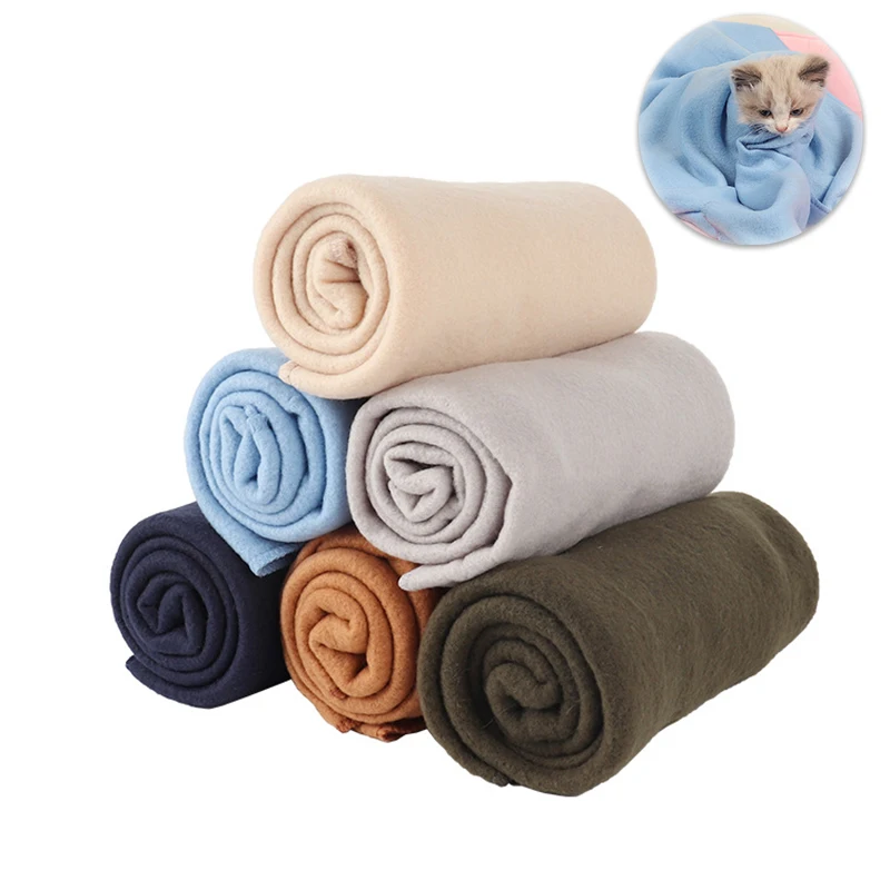 

Soft Cat Dog Blanket Fleece Pet Blankets Cat Sleep Mat Warm Thick Bed Cover For Kitten Puppy Other Animals Pet Sleeping Supplies