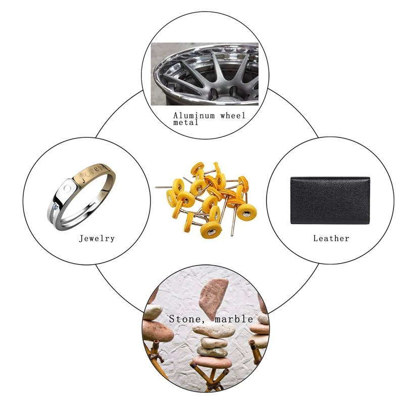 Набор из 40 нейлоновых полировальных колес полировальный круг для полировки