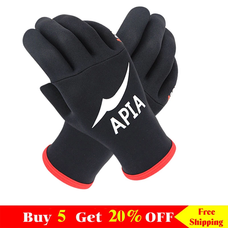 Рыболовные Перчатки японские APIA гребные мужские водонепроницаемые