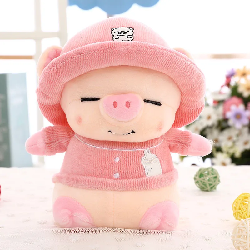 

Cute Squinted Pig Sleeping Pillow Plush Toy Fashion Creative Cartoon Doll Appease Doll Children Holiday Birthday Exquisite Gift