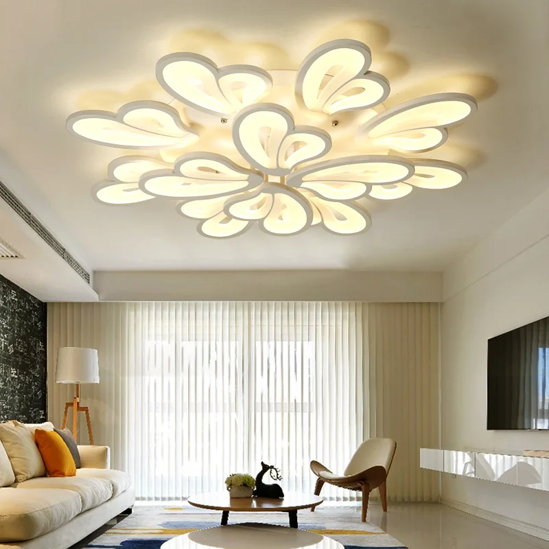 Современные светодиоды Люстра для зала гостиной спальни столовой kitchern deco люстры