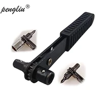 portable black mini rapid ratchet wrench 14 screwdriver rod 6 35 quick socket wrench tools