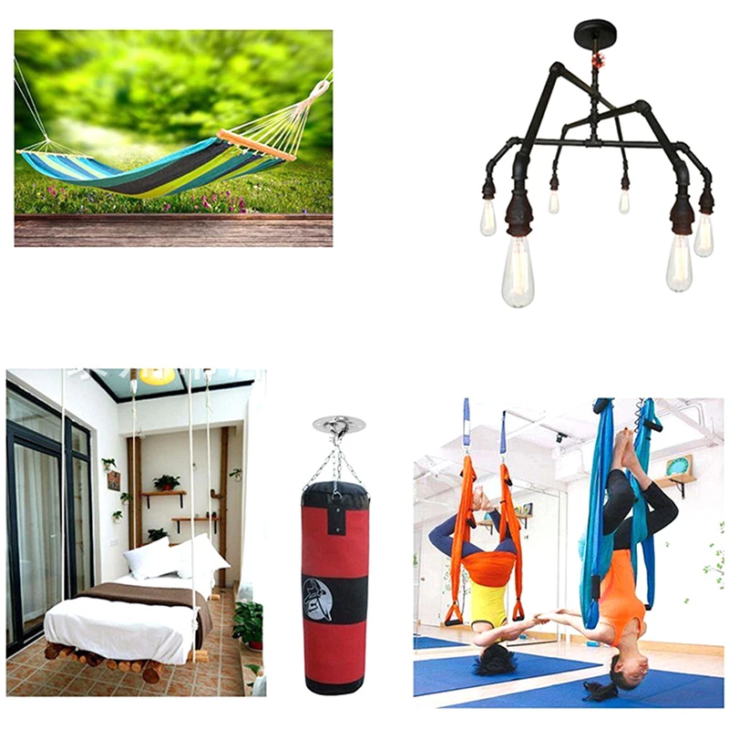 1/2 шт. тяжелый гамак с фиксированной пряжкой настенное крепление из нержавеющей