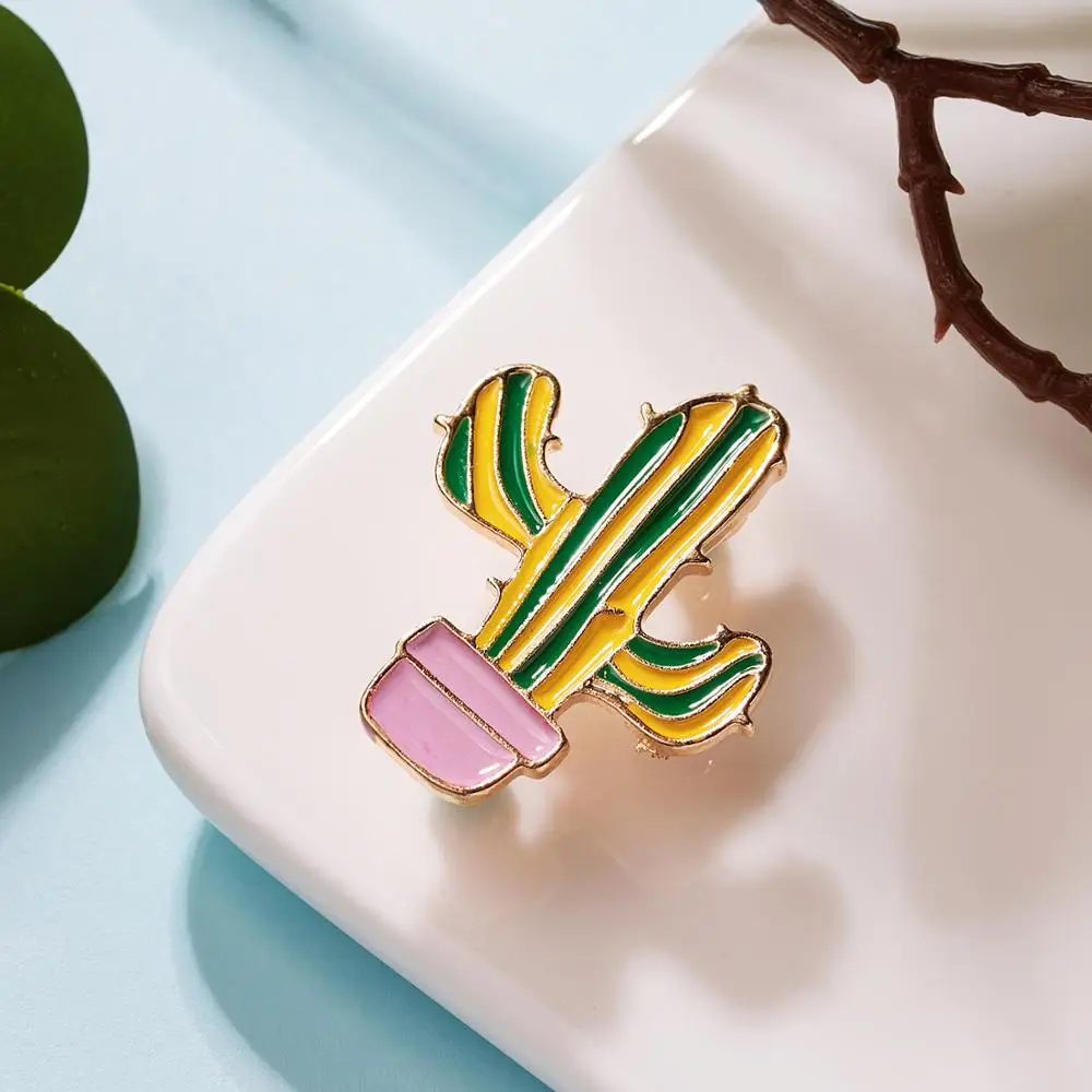 DoreenBeads Новая мода Фрукты кактус завод Орел животное эмаль броши горный хрусталь