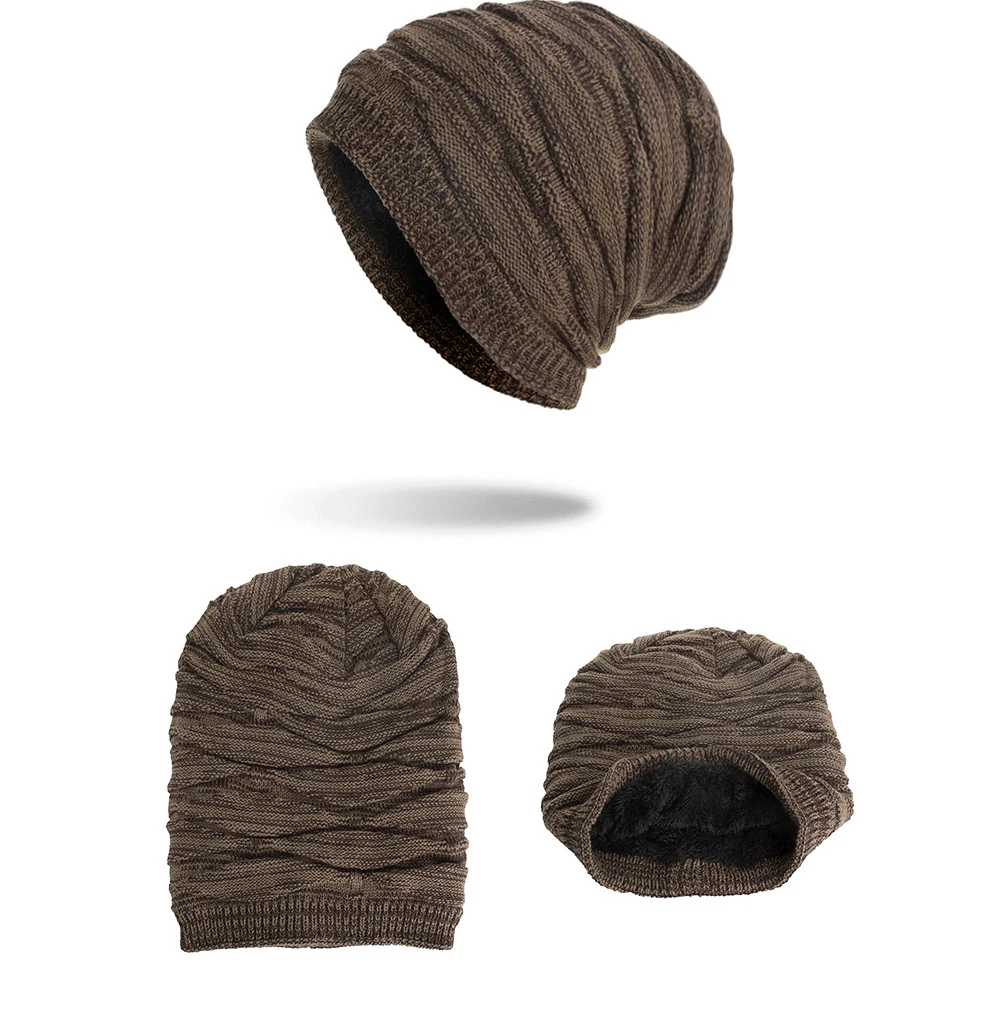 RoxCober зимняя теплая однотонная шапочка вязаная шапка Мужская Skullies Beanies Головные уборы для мужчин и женщин береты-кепки Gorros мужская шапка WM055