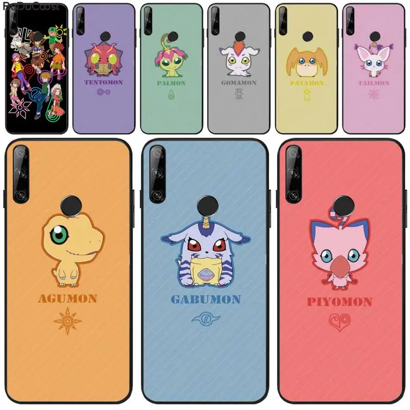 

Hrmes Cartoon Digimon Cute Phone Case For Huawei Y5 Y6 Y7 Y9 Prime Pro II 2019 2018 Honor 8 8X 9 lite View9