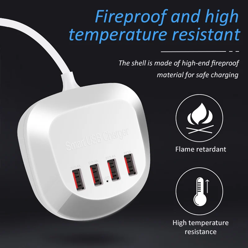 Дорожное зарядное устройство ce rohs автомобильное usb для быстрой зарядки 4 0