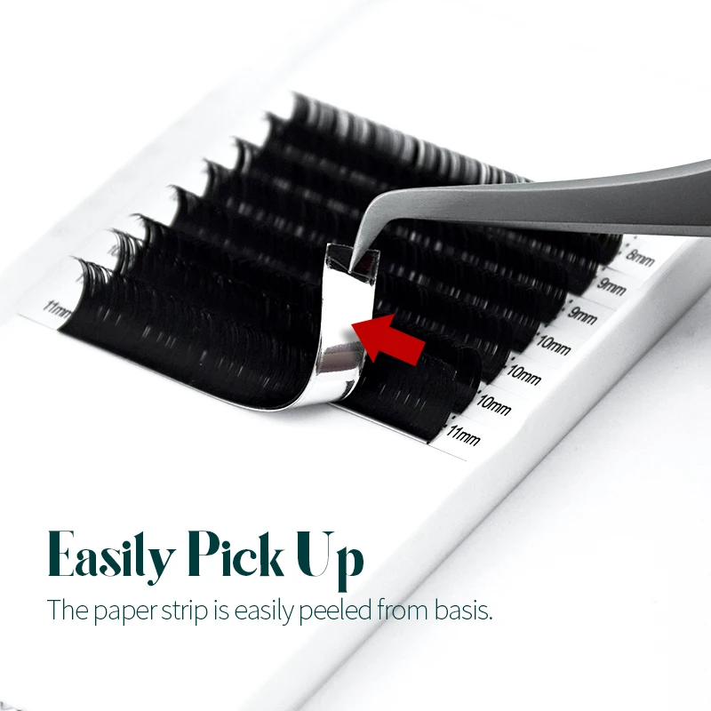 Накладные ресницы H & L из искусственной норки 16 рядов профессиональные мягкие