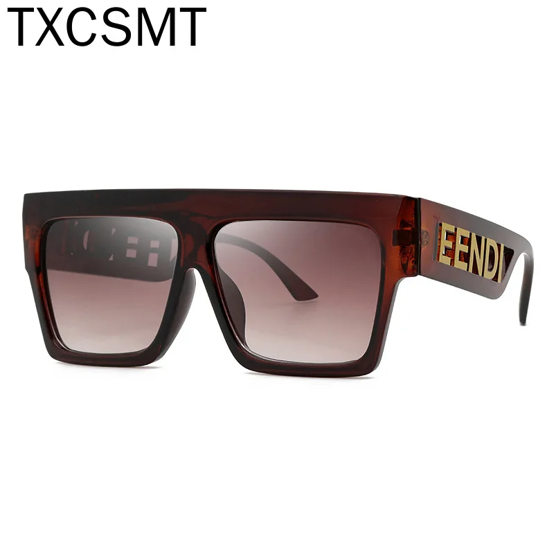 Очки солнцезащитные женские/мужские большие квадратные Модные Винтажные