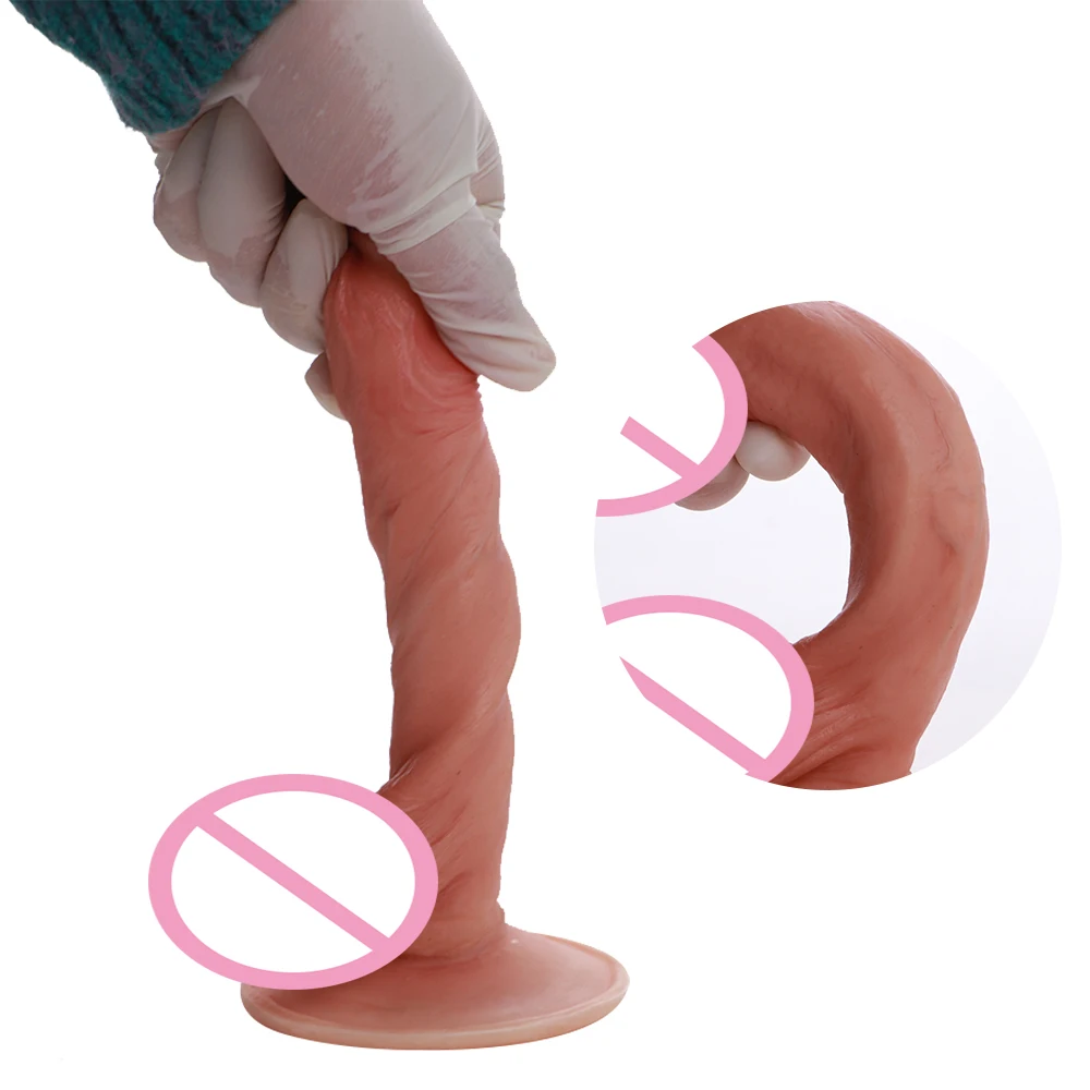 Eyung Horse дилдо Реалистичные пищевые Мягкие силиконовые огромный большой пенис с