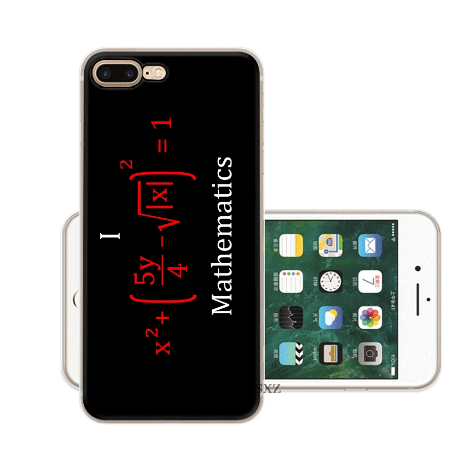 Мобильный чехол для телефона tpu iPhone 11 Pro X XS Max XR 6 6S 7 8 Plus 5 5S SE математические