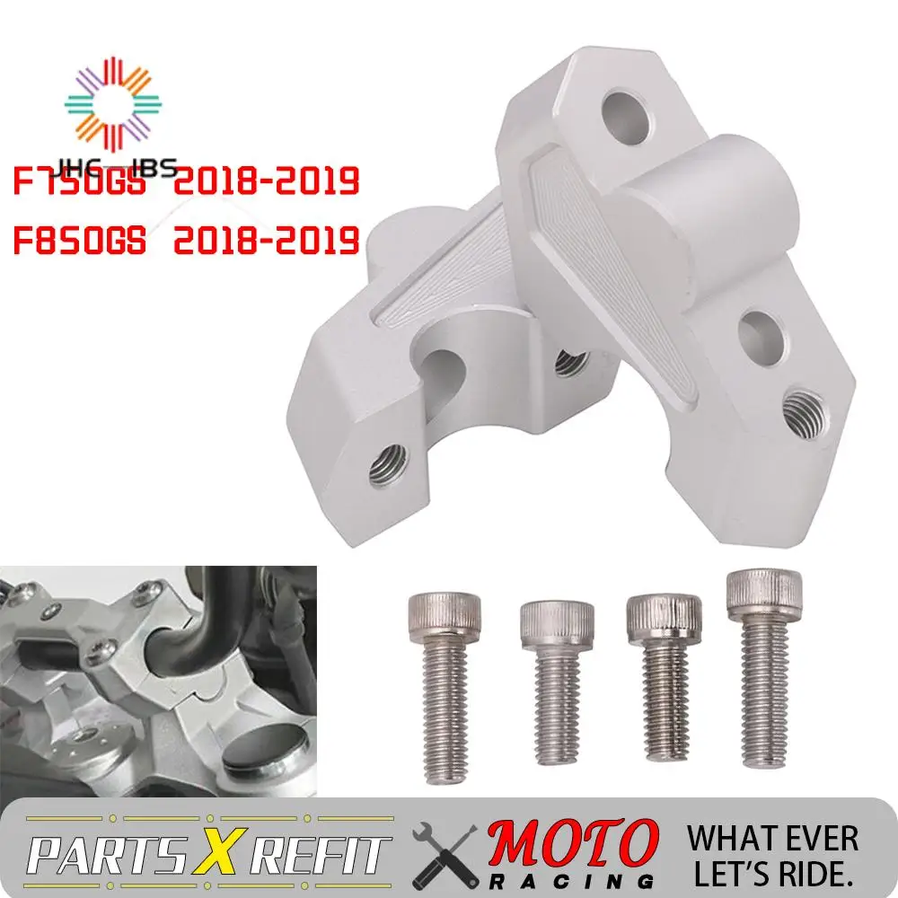 F750GS F850GS ADV New CNC 22mm 28mm Handlebar Risers Clamp Height up Adapter For BMW Adventure 2018 2019 | Автомобили и мотоциклы