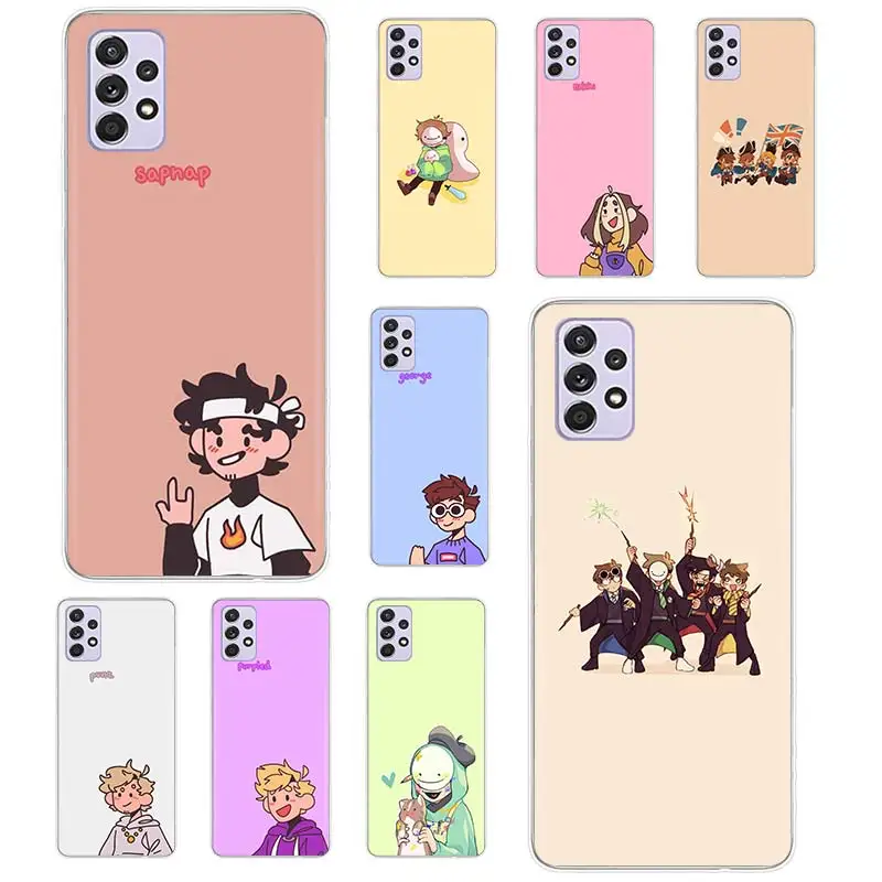 

Cute Cartoon Dream Smp Phone Case Funda For Samsung Galaxy A51 A71 A02S A91 A81 A50 A70 A30 A40 A10S A20E A90 A80 Cover Coque