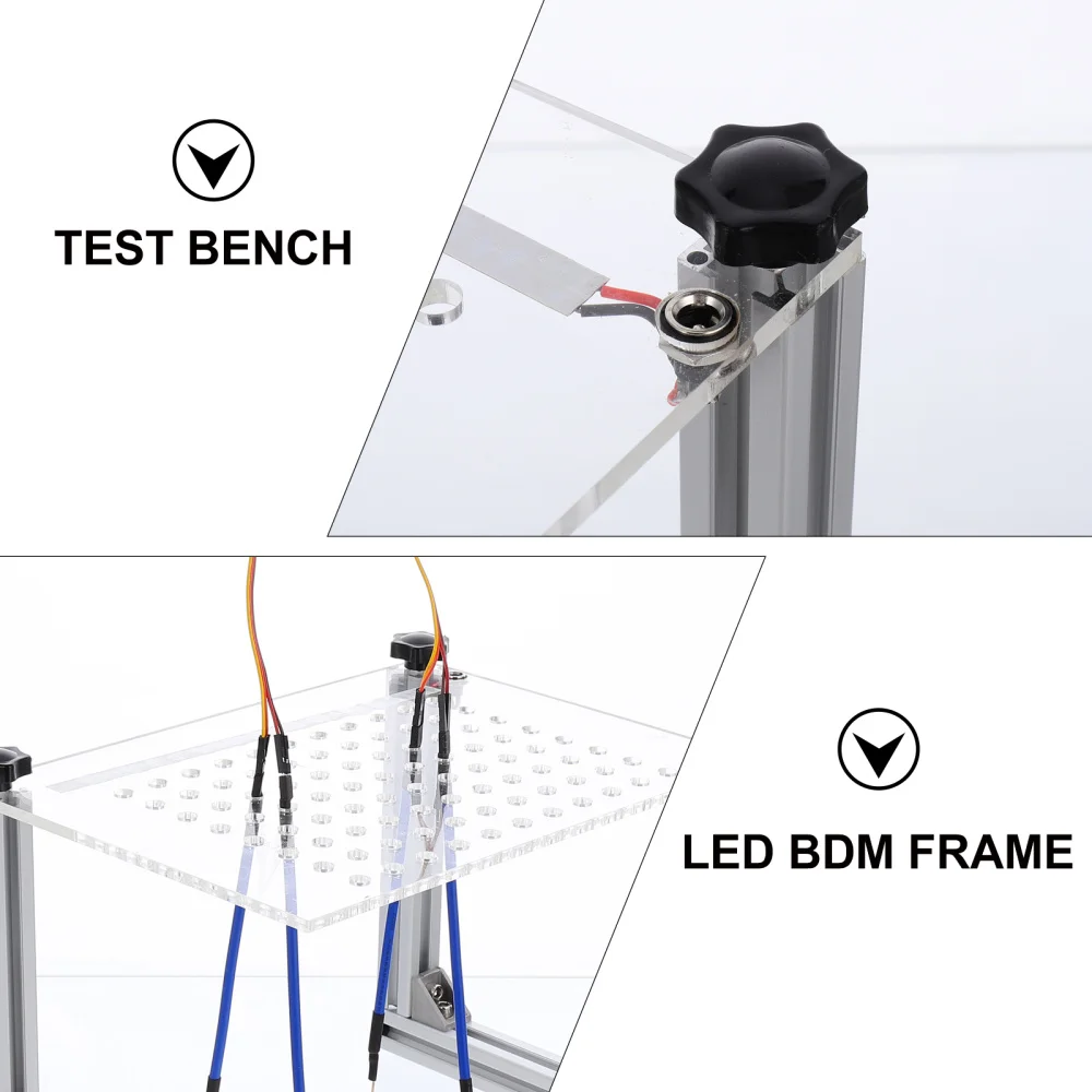 

1 Set BDM Frame ECU Test Frame with 4pcs Probe Pens Professional LED BDM Frame