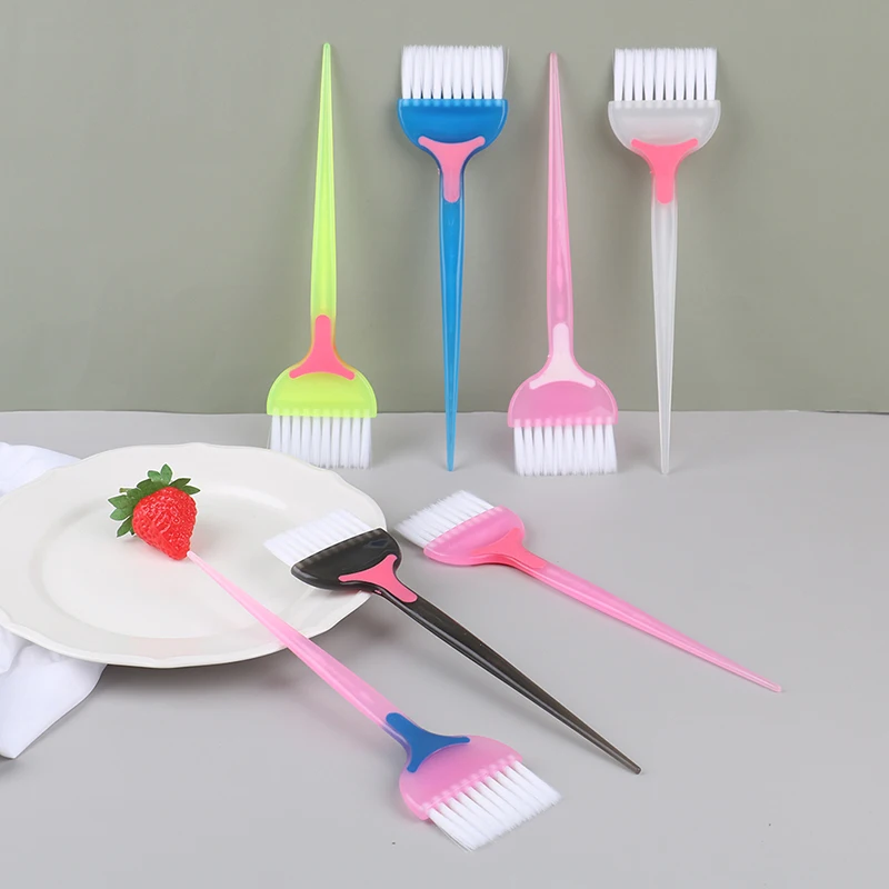 

1pc Professional Handle Hair Brushes Styling Tip-tail Comb Fluffy Comb Hairdressing Barber Hair Dye Hair Brush Make Up Comb