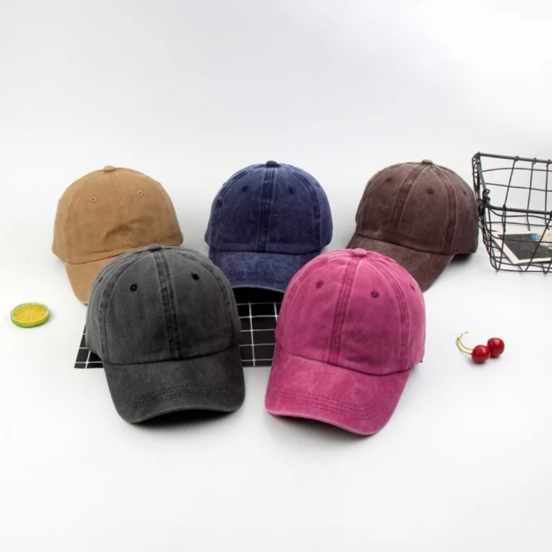 

Baseball Cap Old Denim Sun Hat Day Blue Breathable Baseball Caps For Women Suitable For Baseball Tennis Hiking