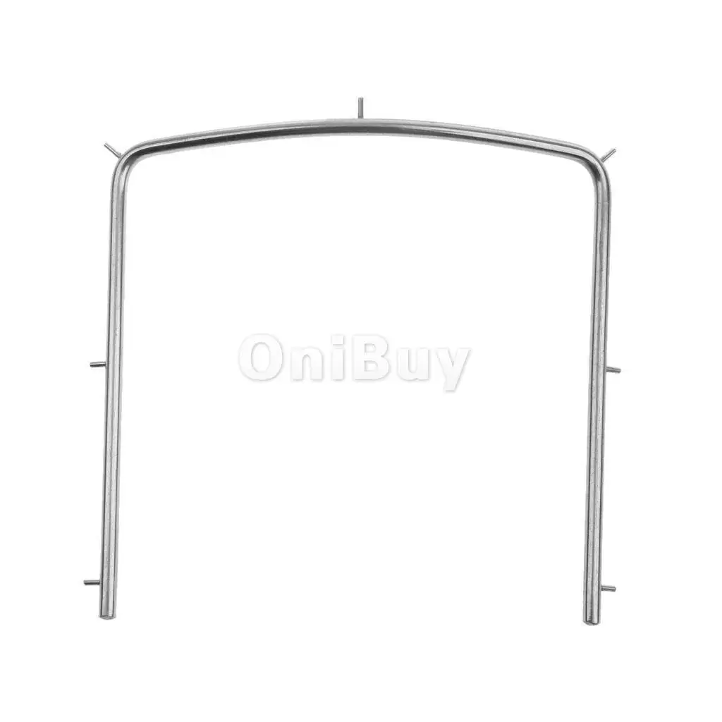 1 лот из 12 шт. Нержавеющая сталь стоматологический резиновый изолятор слюны