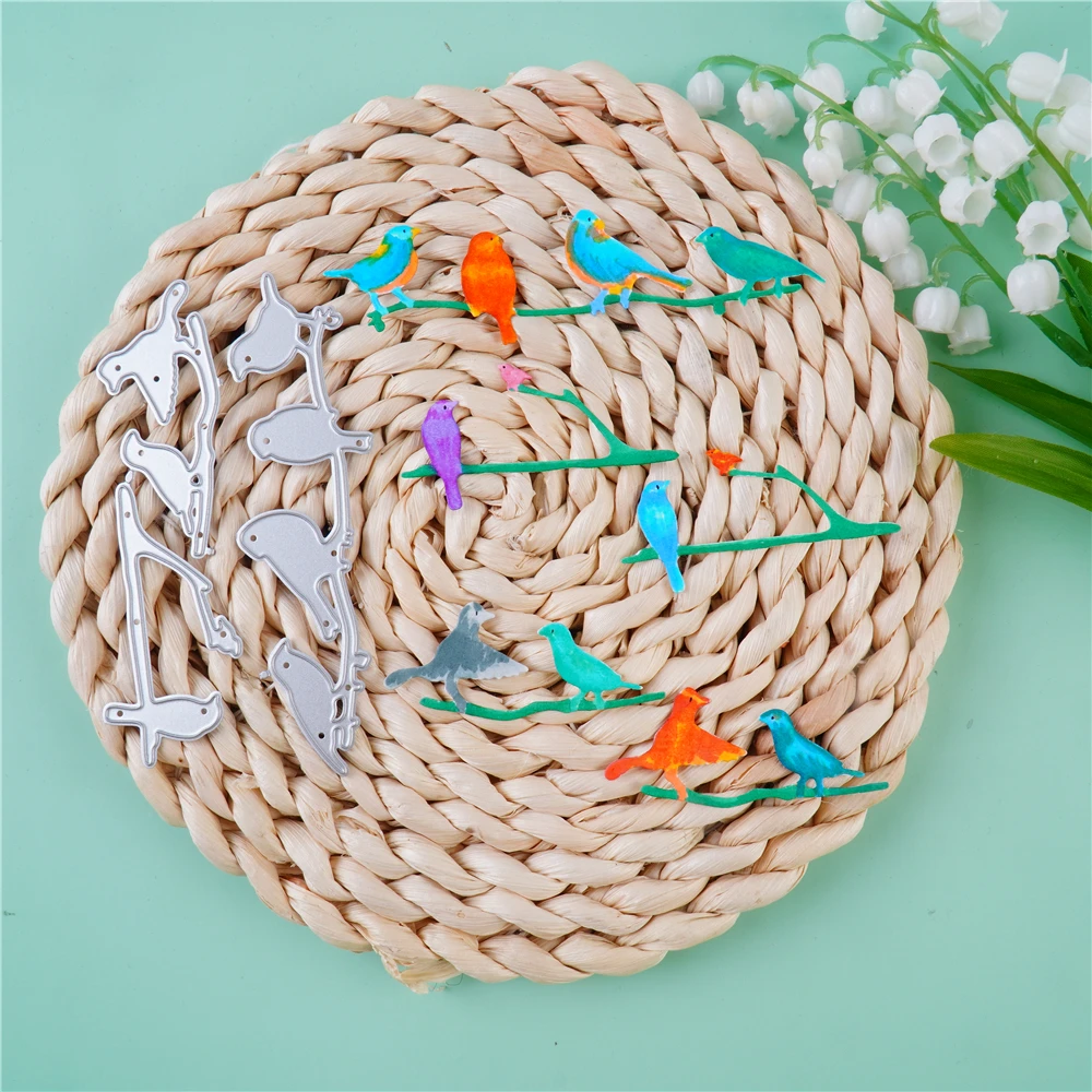 

InLoveArts Bird Metal Cutting Dies For DIY Scrapbooking/photo Album Decorative Embossing DIY Paper Cards Craft Branches Die Cuts