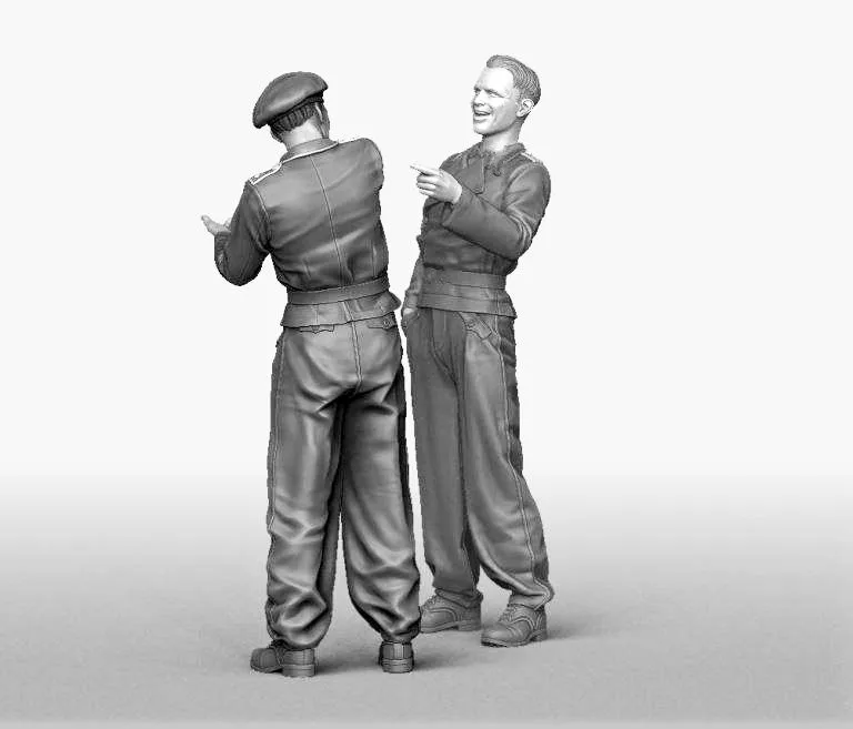 1/35 модельная фигурка из смолы комплект Unassambled Неокрашенная/1002 | Игрушки и хобби