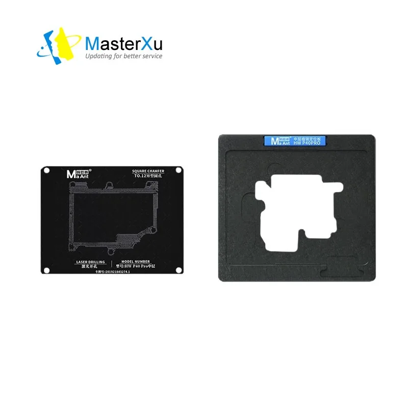 

MaterXu MaAnt Stencil+Position Plate for HUAWEI P40 P40 Pro Middle Layer Board Planting Tin As Qianli Amaoe