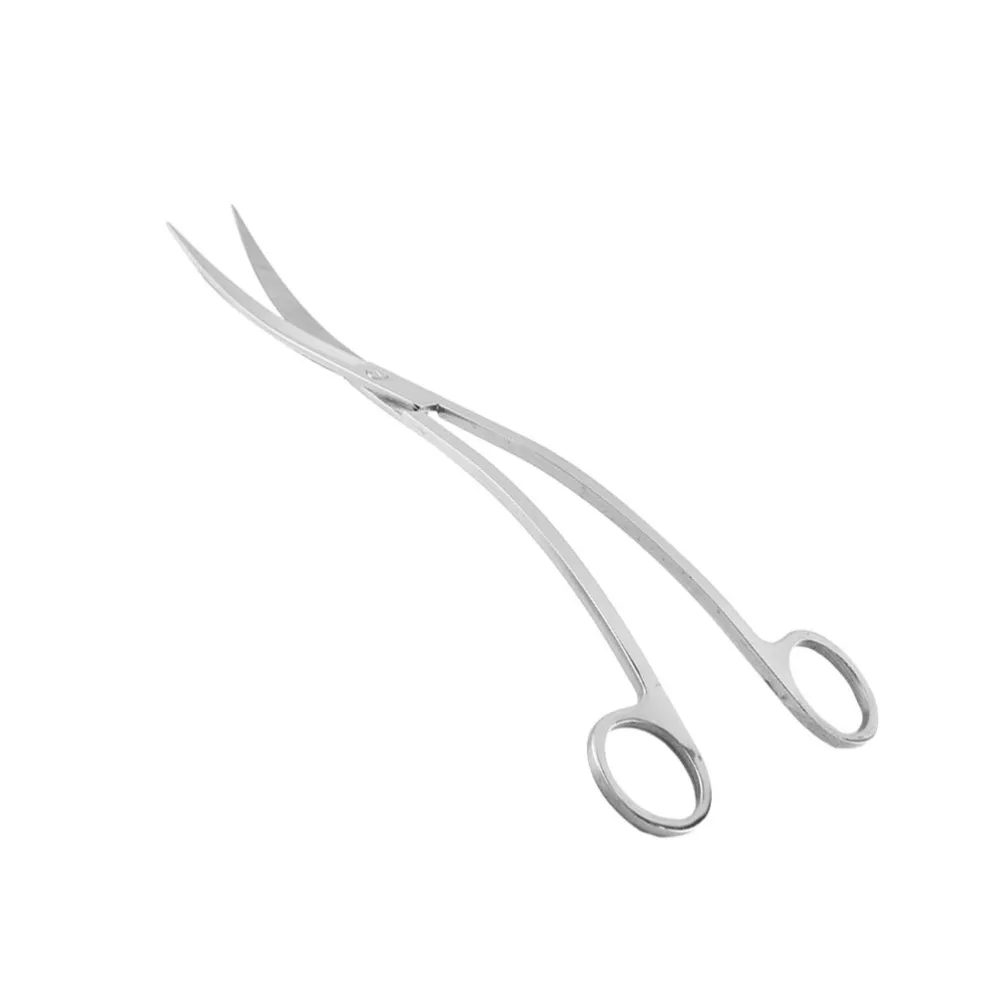 

Aquarium Fish Tank Stainless Steel Mirror Wave Scissors for Plant Trimming