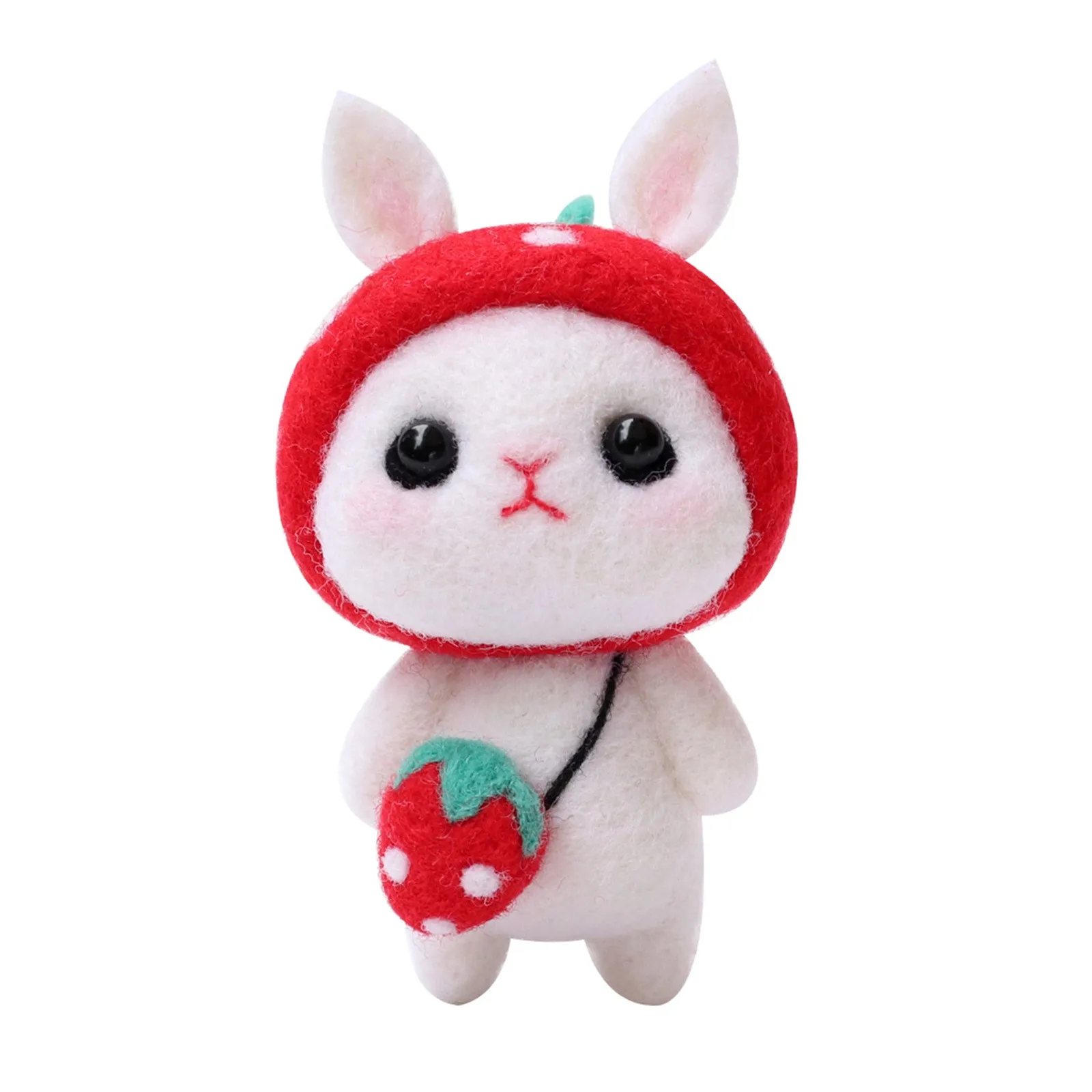 

Cute Rabbit Pattern toys Handmade DIY Poke Wool Felts Material Production Package stuffed toys dolls Material package Wholesale