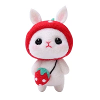 cute rabbit pattern toys handmade diy poke wool felts material production package stuffed toys dolls material package wholesale