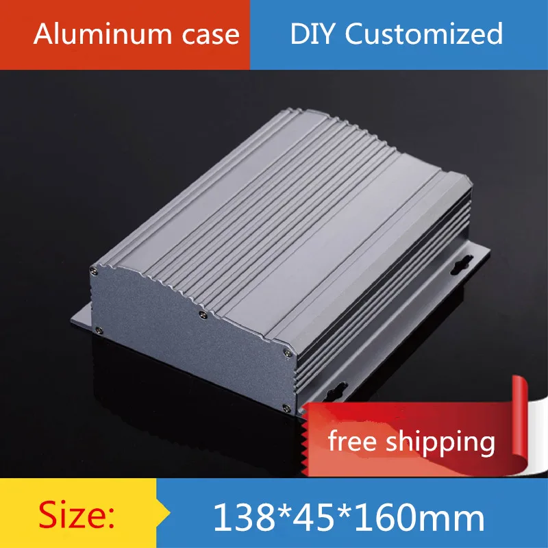 

CASE 138*45*160mm Mini aluminum amplifier chassis/Car Amplifier/Power Converters/Instrumentation case/AMP Enclosure/case/DIY box