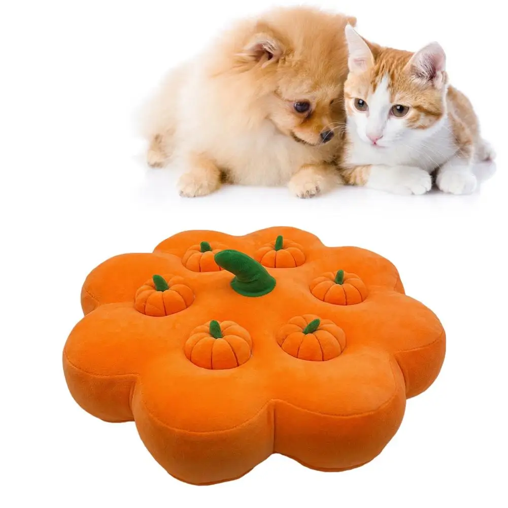 

Plucking Carrot Pumpkin Plush Toy Pet Chewing Doll Comfortable Cotton Soft Fabric Fruit And Vegetable Plot For Families With Pet